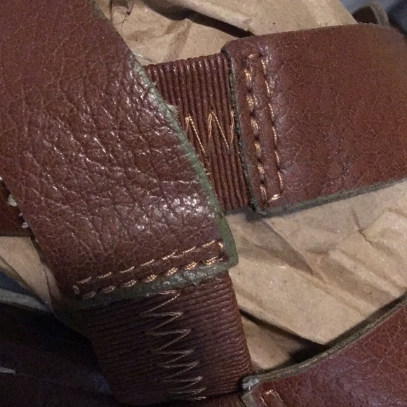 CYNTHIA VINCENT for target, brown wedge sz7 New - Picture 7 of 7